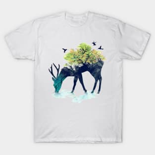 Surrealistic Deer T-Shirt